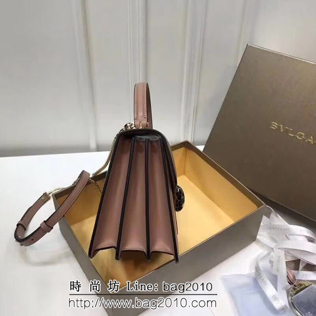 BVLGARI寶格麗 專櫃新款 蛇頭扣環 三層琺瑯蛇頭包 可手提肩背斜挎 B38329 FYD1355